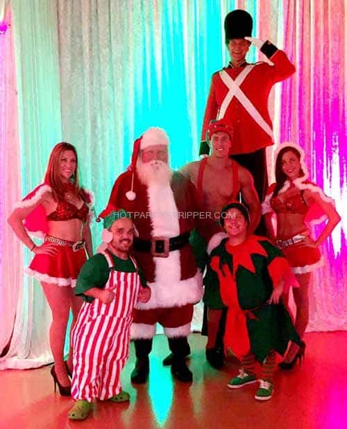 santa claus xmas party