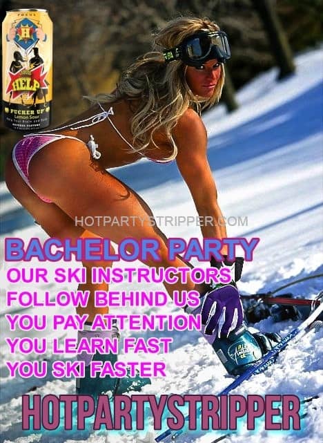 ski instructors bachelor party