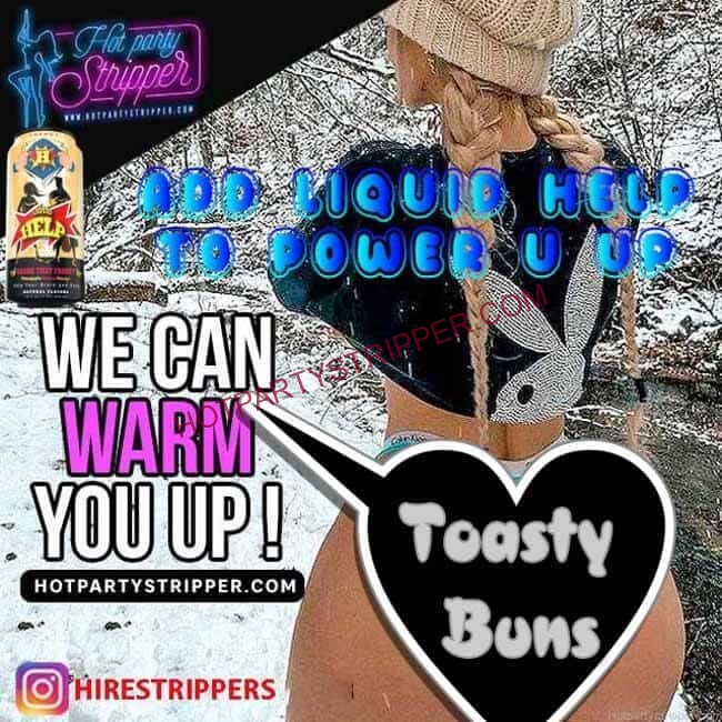 winter strippers snow bunnies