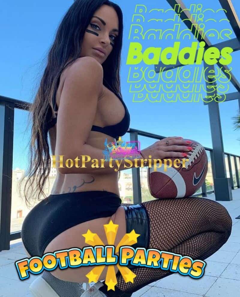 girls in football costumes for fantasy football