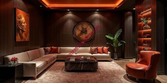 Private VIP room inside a luxury Miami strip club