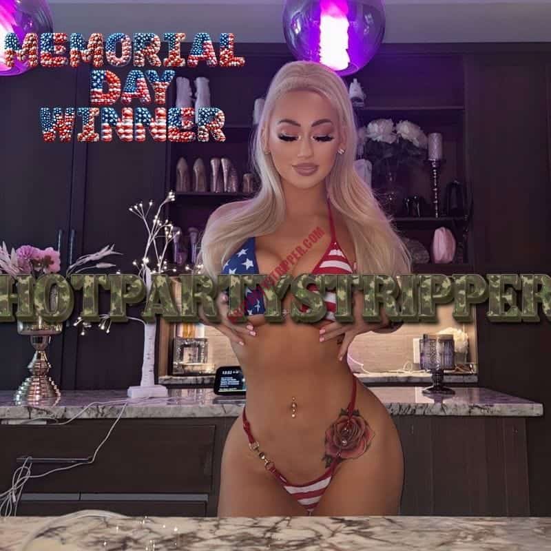 memorial-day-2025-winner-bikini-contest | Hot Party Stripper Memorial Day 2025 bikini contest winner at private party hosted by Hot Party Stripper