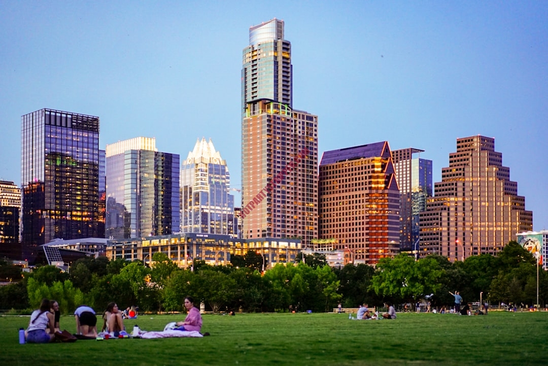 Austin skyline at dusk.