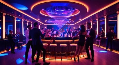 Private strippers performing at a party in Doral FL inside a modern Airbnb.