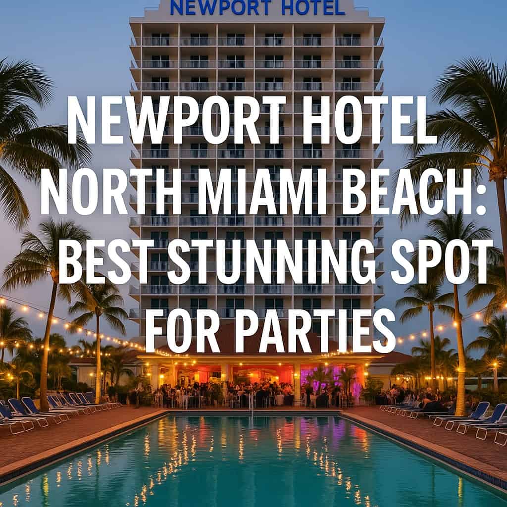 Newport hotel north miami beach best stunning spot for parties.