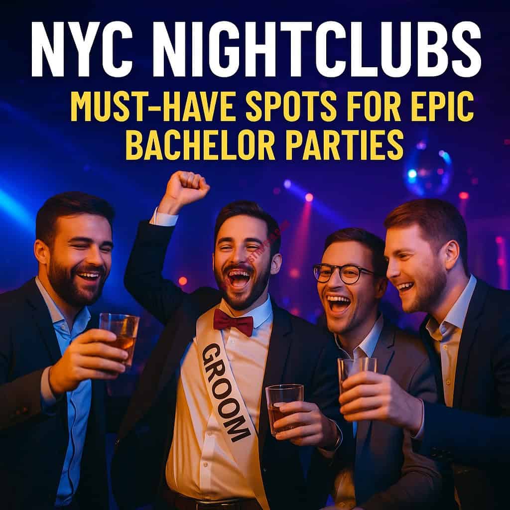 Nyc night clubs must have spots for epic bachelor parties.