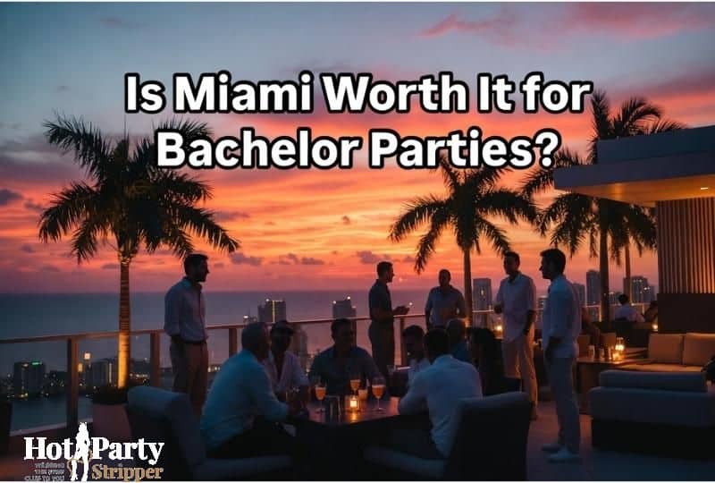 Miami bachelor party rooftop experience overlooking skyline and ocean