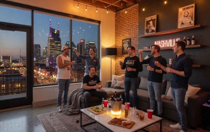 Private party entertainment at Nashville Airbnb weekend event