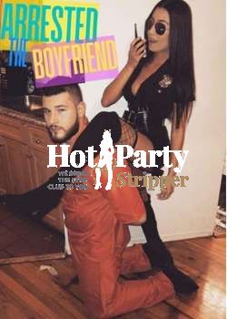 Miami birthday party police costume stripper prank surprise