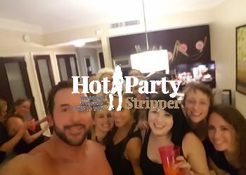 Hot Party Stripper owner performing at bachelorette party at Fontainebleau Miami Beach