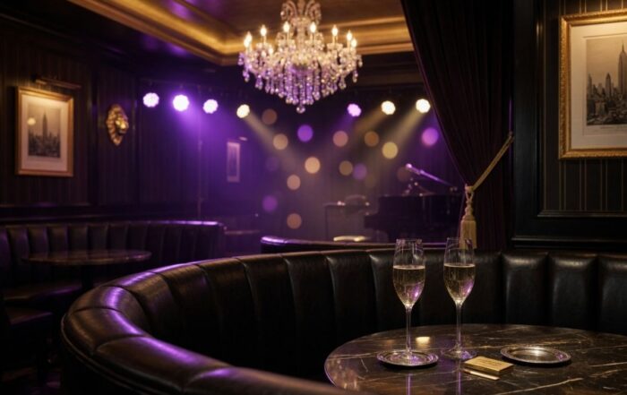 Penthouse Executive Club NYC Visitor Guide | Hot Party Stripper Upscale Manhattan executive lounge interior at night — Penthouse Executive Club NYC visitor guide by Hot Party Stripper