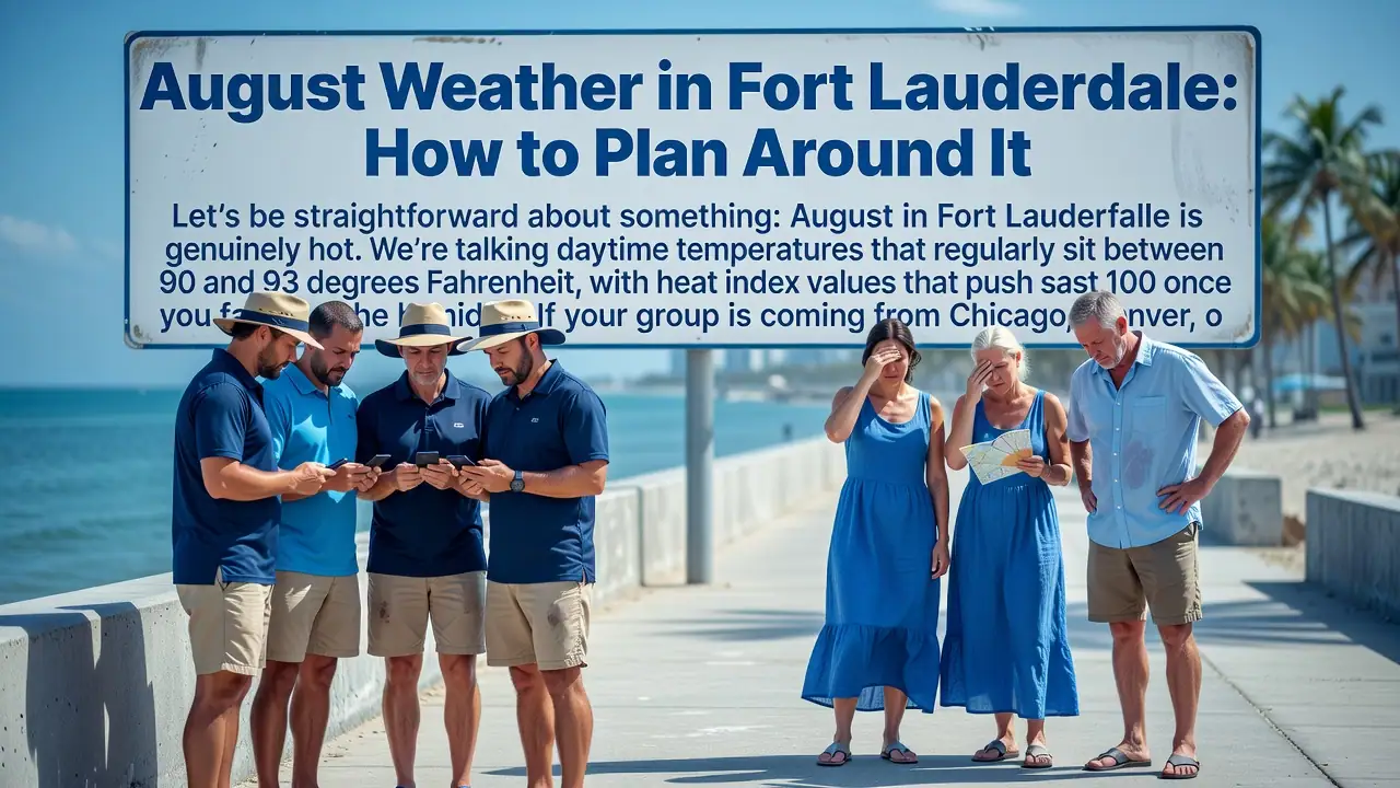 August Weather in Fort Lauderdale: How to Plan Around It