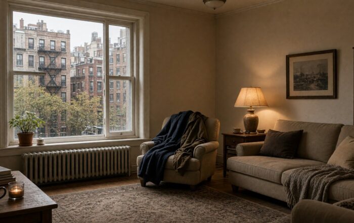 Early fall apartment light | Hot Party Stripper Fall living room with an open window